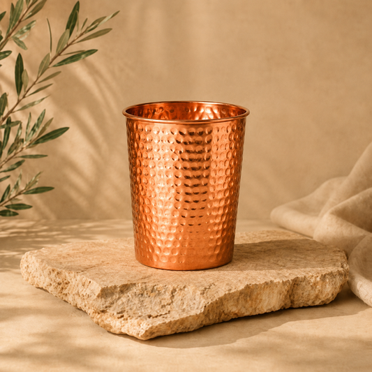 Bicchiere in rame Rameya